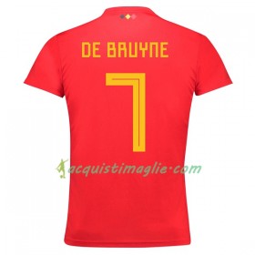 Divisa di Calcio Belgio De Bruyne 7 Prima Mondiali 2018